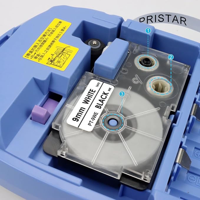 Pristar 6-Pack Compatible Label Tape Replacement - Image 3