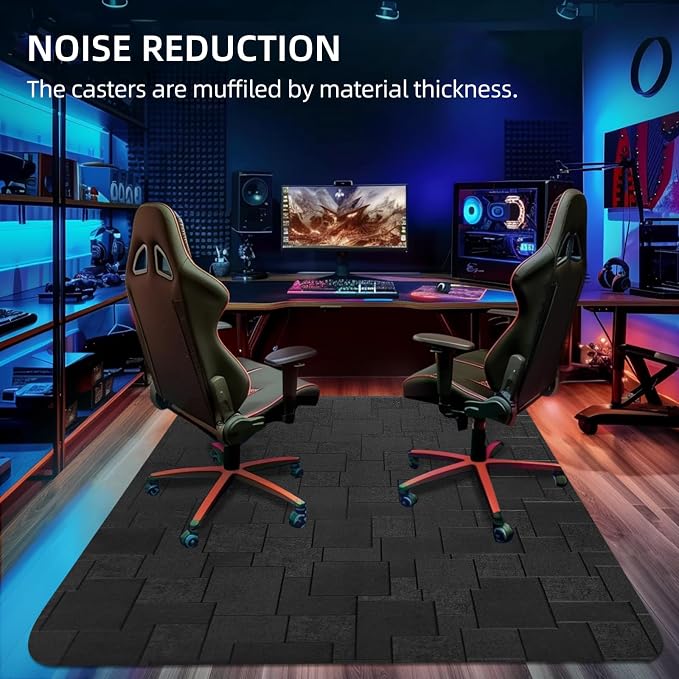 Office Chair Mat for Hard Floor, 63x51 inches Large Computer Chair Mat - Image 6