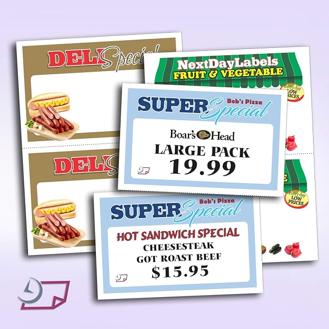 NextDayLabels - Letter Size White Perforated Blank Post Card Cardstock - Image 5