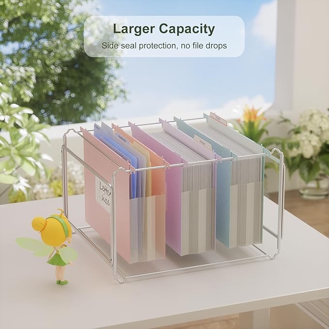 Extra Capacity Hanging File Folders, 3.15" Reinforced Wheat Straw Expanding - Image 5
