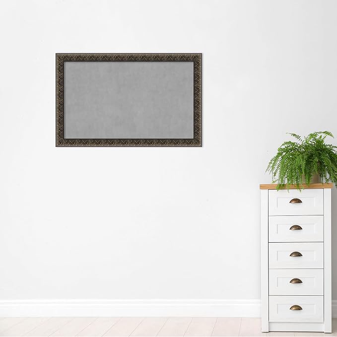 Amanti Art Black Framed Magnetic Board 29x45 Large Vision Board - Image 5