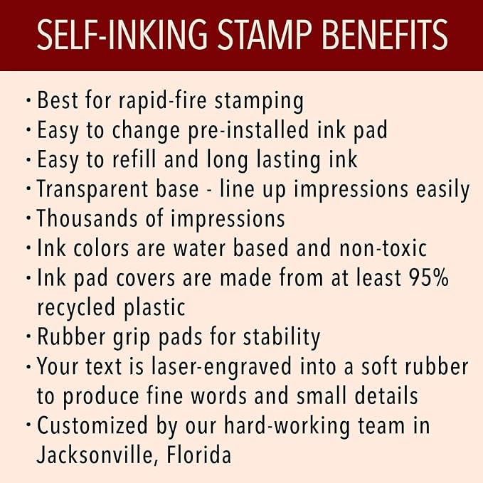 The Duncans Personalized Self-Inking Address Stamp | Envelope Return Address - Image 7
