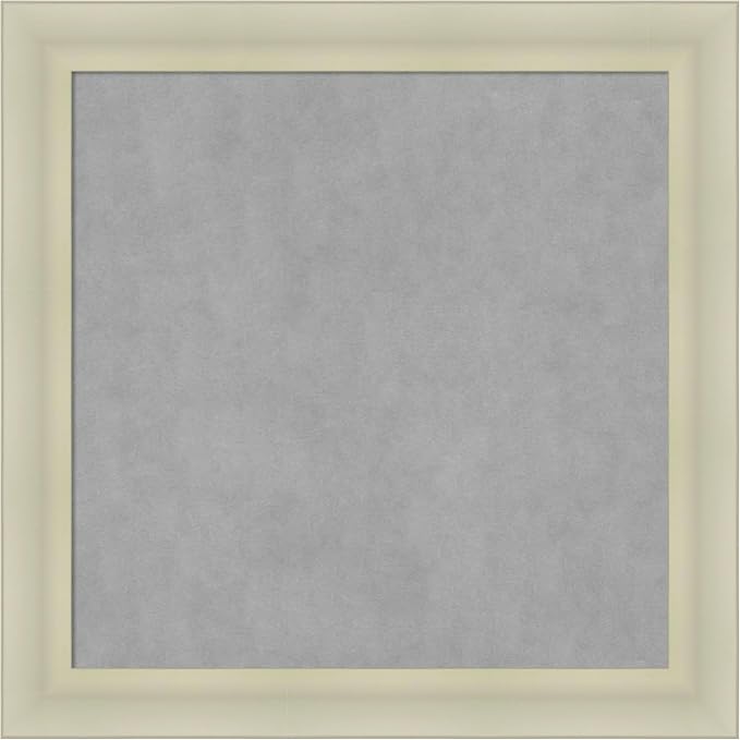Amanti Art Silver Framed Magnetic Board 29x29 Medium Vision Board by AmantiArt