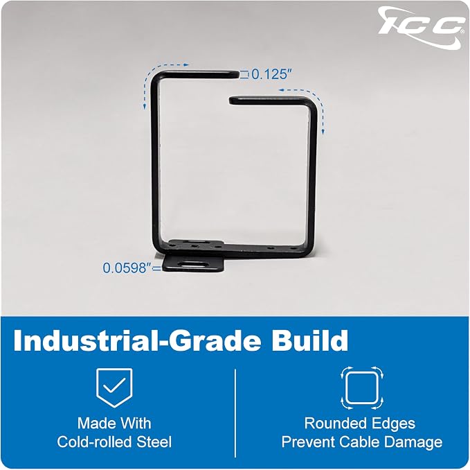 ICC 3” Metal Cable Management Ring, Rack or Wall Mount - Image 2