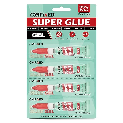 Super Glue Gel Pro, All Purpose CA Glue by CYAFIXEDSUPERGLUE