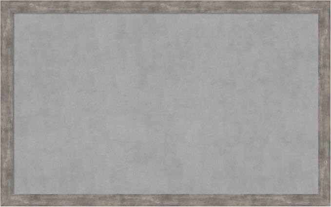 Amanti Art Silver Framed Magnetic Board 27x43 Large Vision Board by AmantiArt