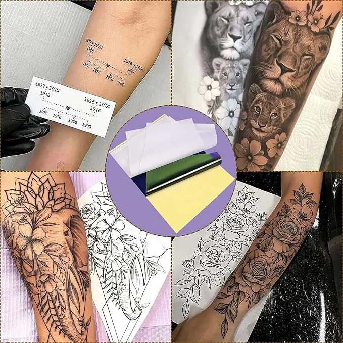 Yuelong Tattoo Transfer Paper 50 Sheets - Image 6