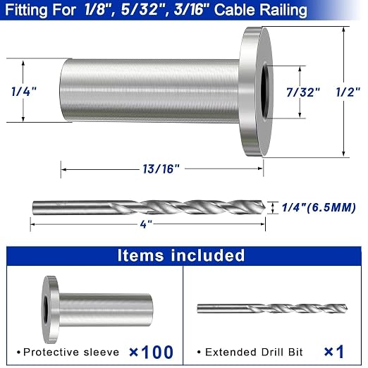 Steel DN Mate 100 Pack Stainless Steel Protector Sleeves - Image 2