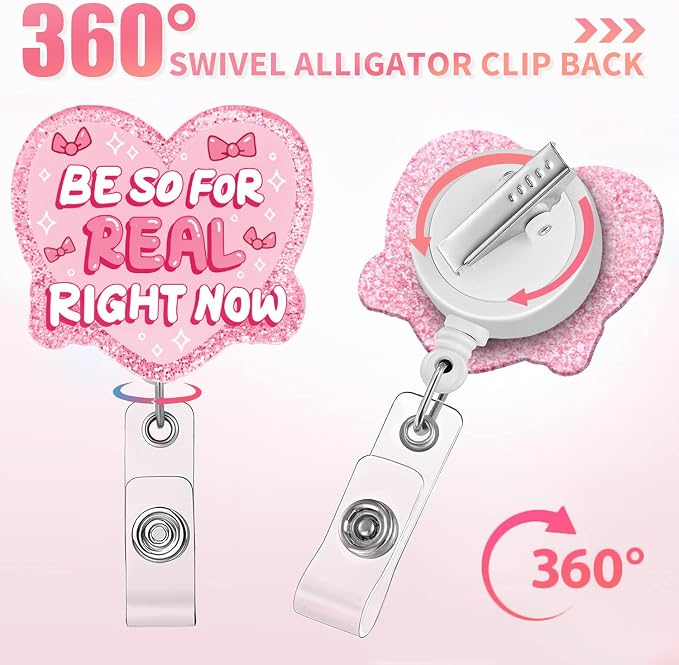 Aoryalps Retractable Badge Reel Holder Retractable - Image 4