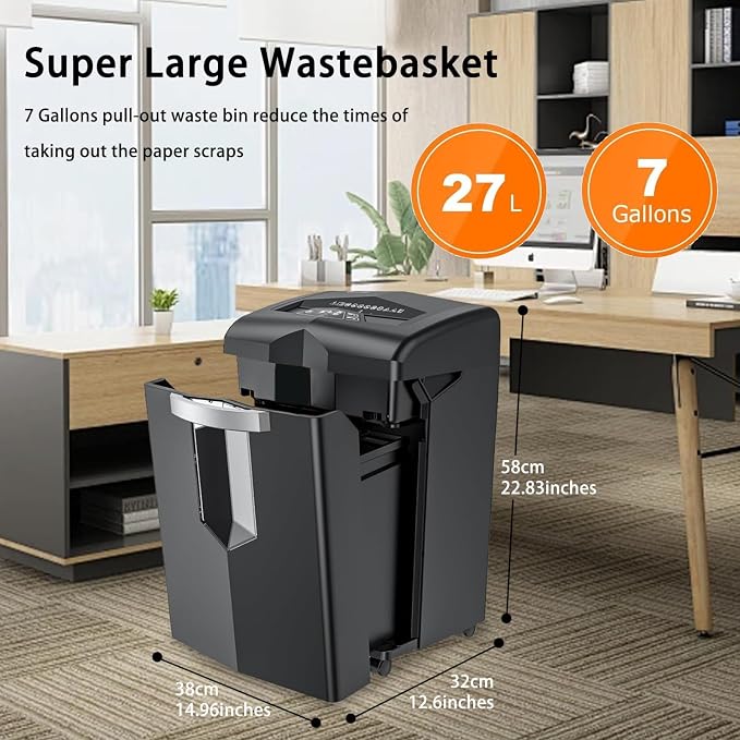 Bonsaii Shredder, 20 Sheets, Operates Continuously - Image 5