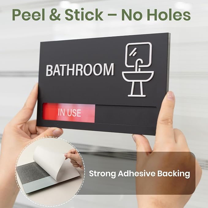 Studio Room Door Sign, Do Not Disturb Signs, In Use Available Office Slider - Image 4