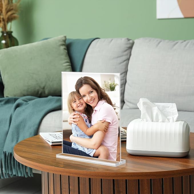 Eocnrhe Acrylic Sign Holder 8.5 x 11 12 Pack, Double-Sided Clear Sign Holder - Image 7