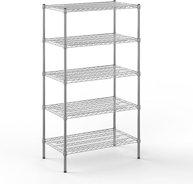 Regal Altair 21" Deep x 36" Wide x 64" Height Wire Shelving Kit | 5-Tier | NSF by Regal+Altair
