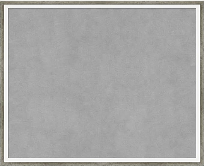 Amanti Art Silver Framed Magnetic Board 17x21 Small Vision Board by AmantiArt