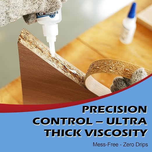 CYAFIXED Professional Grade Cyanoacrylate Super Glue, Ultra Thick Viscosity CA - Image 5