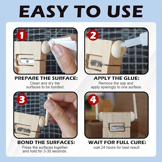 CYAFIXED Professional Grade Cyanoacrylate Super Glue, Super Thin Viscosity CA - Image 7