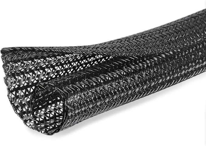 Moxita 10ft - 1/2 inch Cord Protector Cable Sleeve Split Wire Loom Tubing by Moxita
