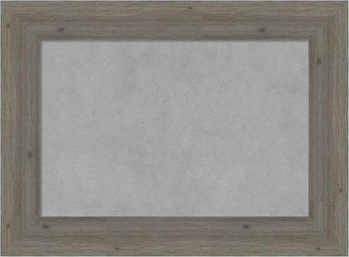 Amanti Art Grey Framed Magnetic Board 17x23 Small Vision Board by AmantiArt