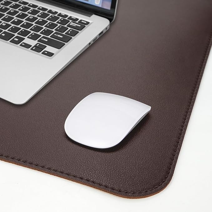 Leather Desk pad Protector, Large Desk mat - Image 4