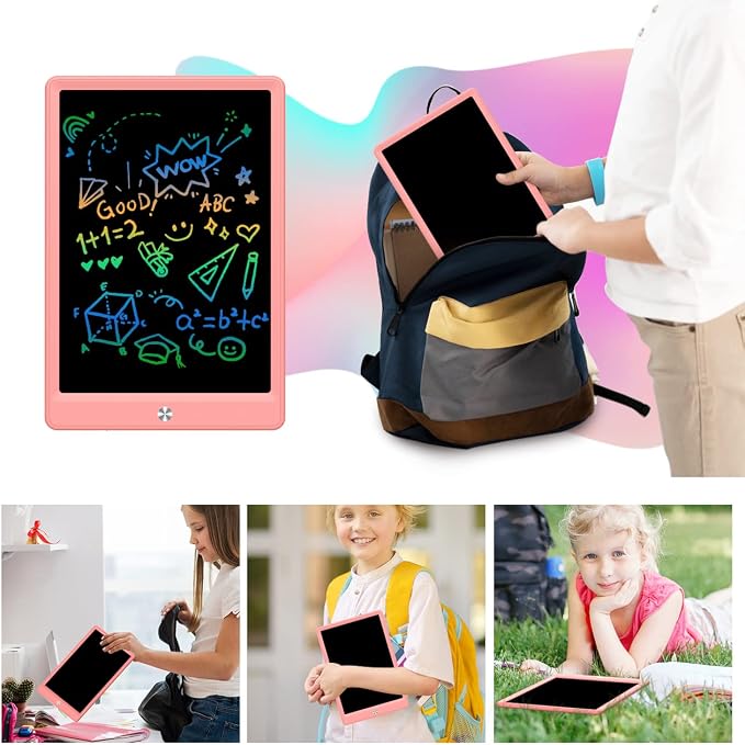 BUKEBU Toddler Toys for 3-6 Years Old Girls Boys, LCD Writing Tablet 8.5 Inch - Image 5