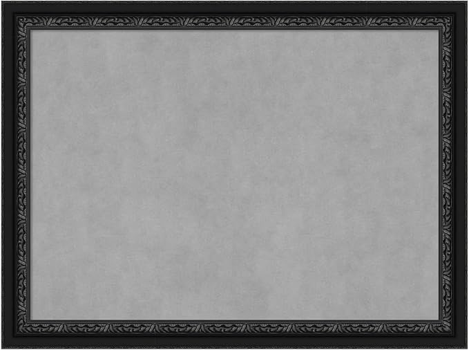 Amanti Art Black Framed Magnetic Board 24x32 Medium Vision Board by AmantiArt