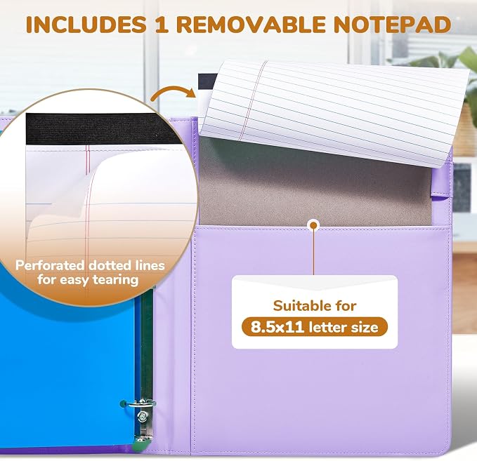JoyCat 3 Ring Binder Clipboard - Image 6