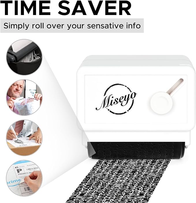 Miseyo Identity Theft Protection Roller Stamp Guard Your ID - Image 3