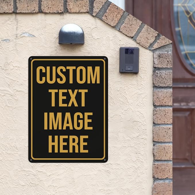 Custom Signs Outdoor Metal Sign Custom Sign Personalized Metal Signs Make Your - Image 3
