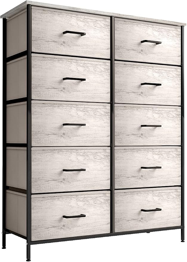 Sorbus Dresser with 10 Faux Wood Drawers - Image 4