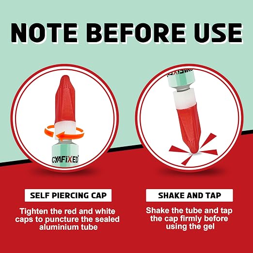 Super Glue Gel Clear for Wood Plastic Metal, Instant Superglue All Purpose - Image 4