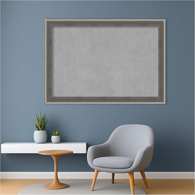 Amanti Art Grey Framed Magnetic Board 29x41 Large Vision Board - Image 5