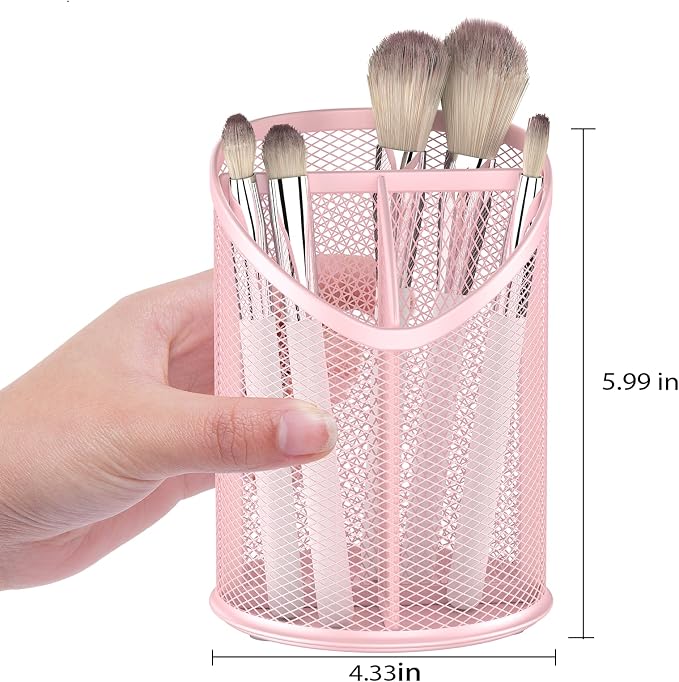 Delifox 2 Pack Pen Holder Mesh Round Pencil - Image 2