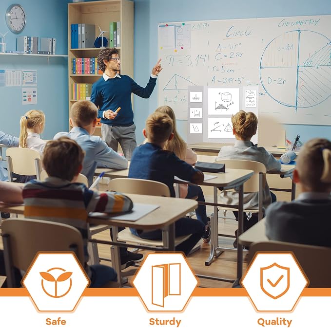 Ctosree 18 Pcs 14 * 22 Inch Tri Fold Poster Board Bulk, Science Fair Project - Image 5