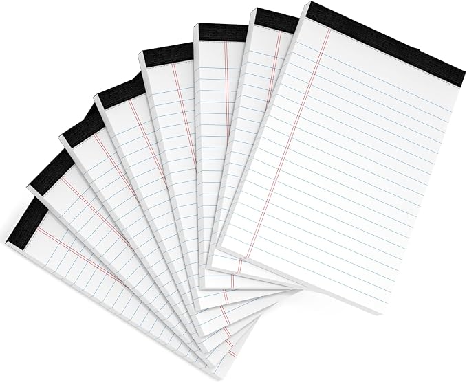 Legal Pads 4x6 Inch College Ruled Small Notepads Writing Note Pads by NotePads