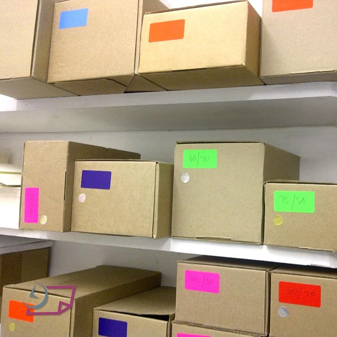 NextDayLabels - 8-1/2 x 11" Neon Color High Light Fluorescent Labels - Image 4