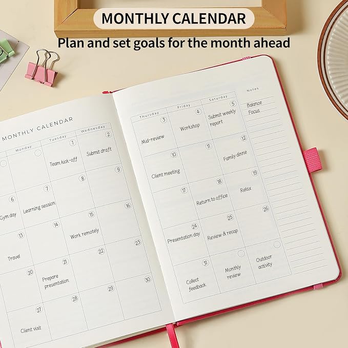 Crein Lynh 2025-2027 Premium Planner, Weekly & Monthly Calendar Planner - Image 6