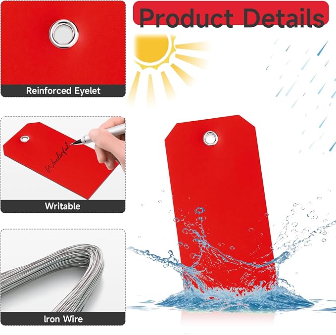 Heavy Duty Plastic Shipping Tags - Image 3