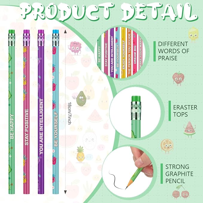 Leinuosen 300 Pcs Scented Pencils Bulk - Image 2