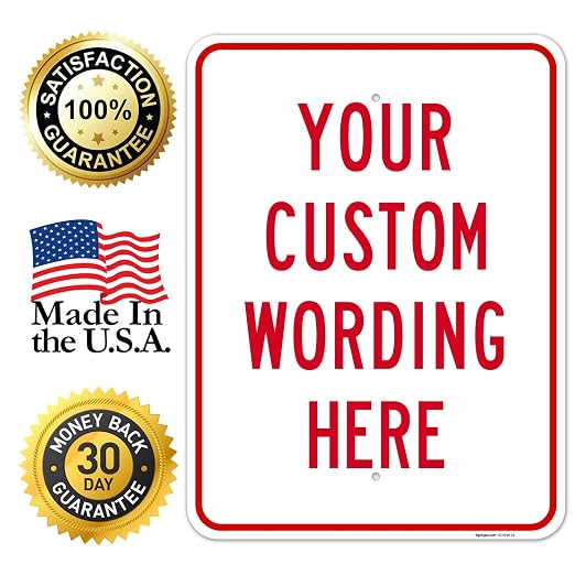 Custom Sign, Personalized Metal Signs, Customize - Image 8