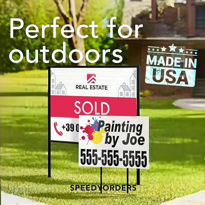 SPEEDYORDERS Custom Aluminum Signs, Personalized, Modern Style, 10x7 In - Image 5