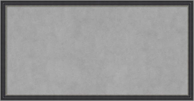Amanti Art Black Framed Magnetic Board 13x25 Small Vision Board by AmantiArt