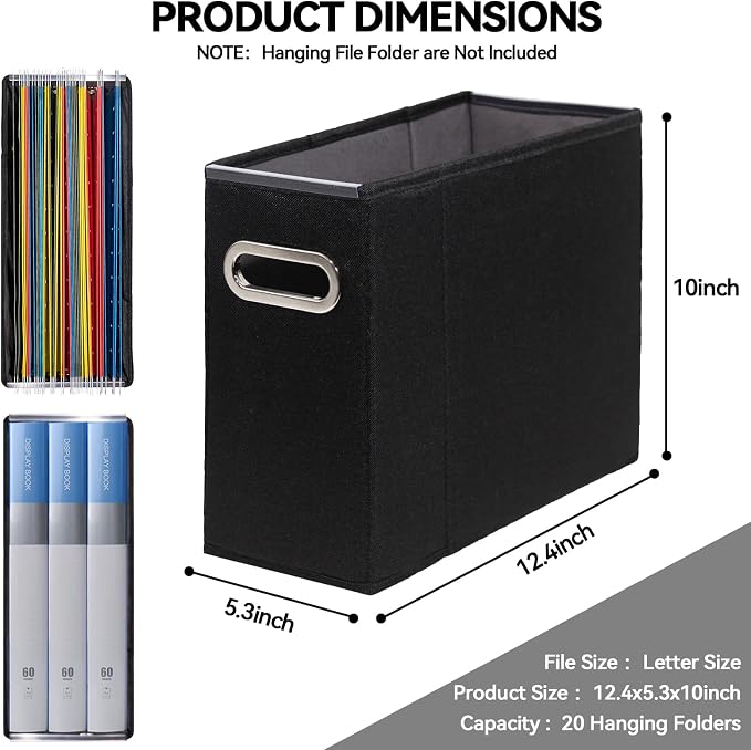 ComfortKeeper 8 Packs Letter Size File Organizer, File Folders Organizer - Image 2