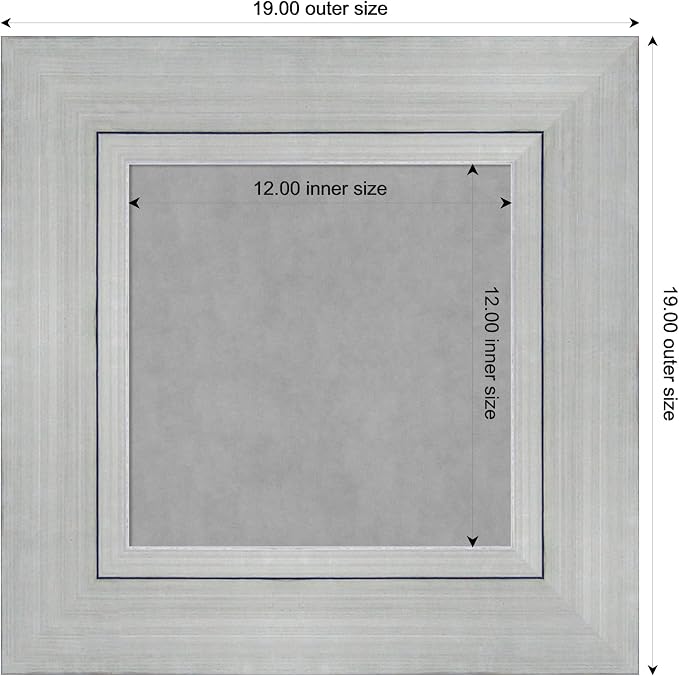 Amanti Art Silver Framed Magnetic Board 19x19 X-Small Vision Board - Image 4