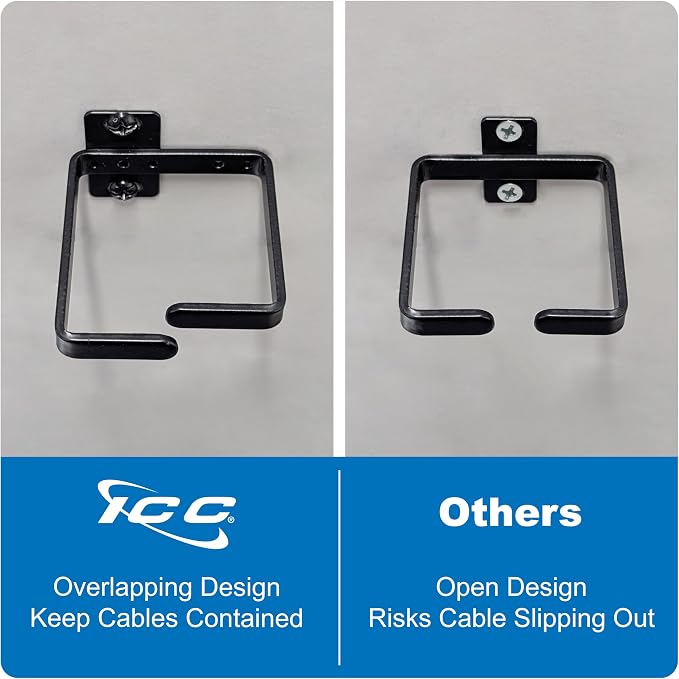 ICC 3” Metal Cable Management Ring, Rack or Wall Mount - Image 4