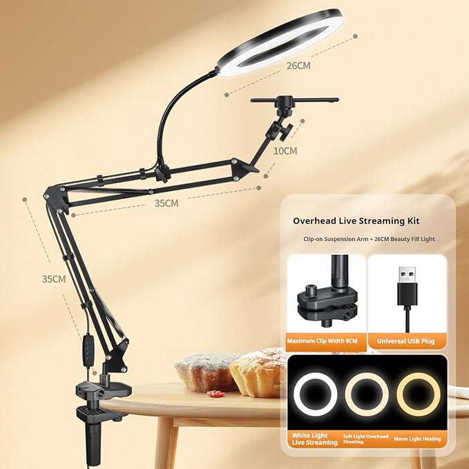 Overhead Camera Mount and Phone Holder - Image 6