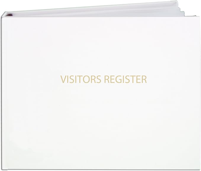 BookFactory Visitor Log Book/Visitor Register/Visitor Sign-in Book by BookFactory