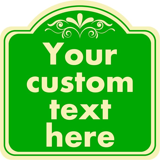 personalized metal sign, Custom Indoor/Outdoor Decorative Sign，Aluminum by HKSIGNS