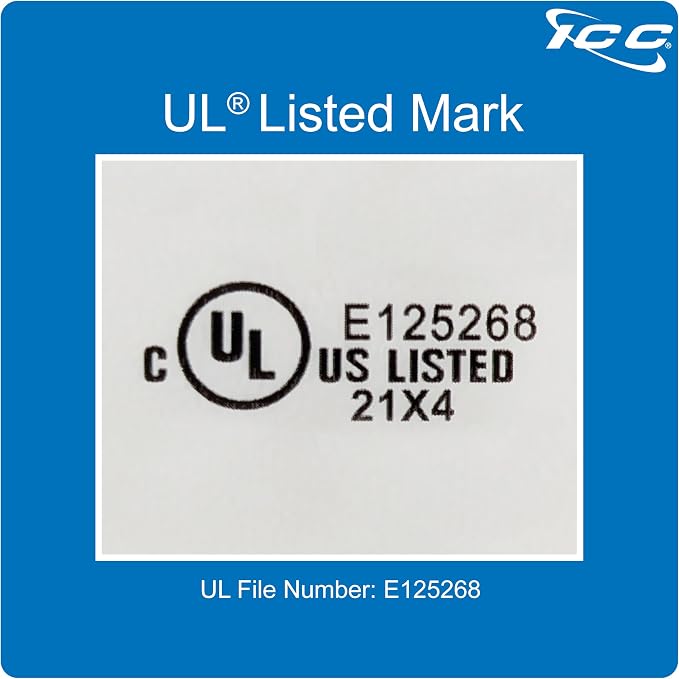ICC 1.25” Plastic Cable Management Ring, Horizontal, Rack or Wall Mount - Image 2