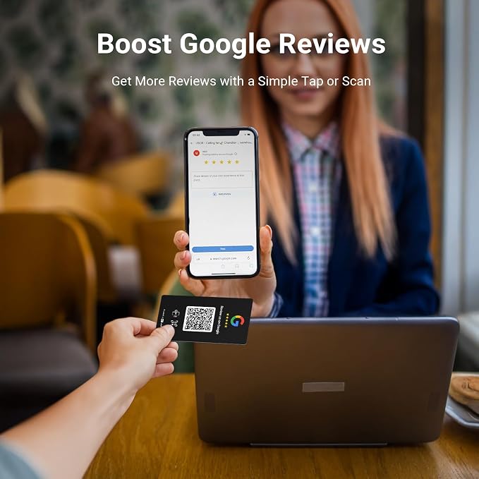 HotLabel – Google Review Stand 1-Pack – Bonus Google Review Tap Card 1-Pack – - Image 5