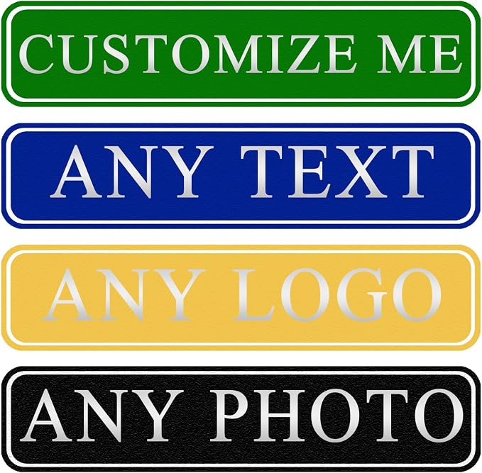 Custom Sign, Personalized Street Sign Metal by Mougins